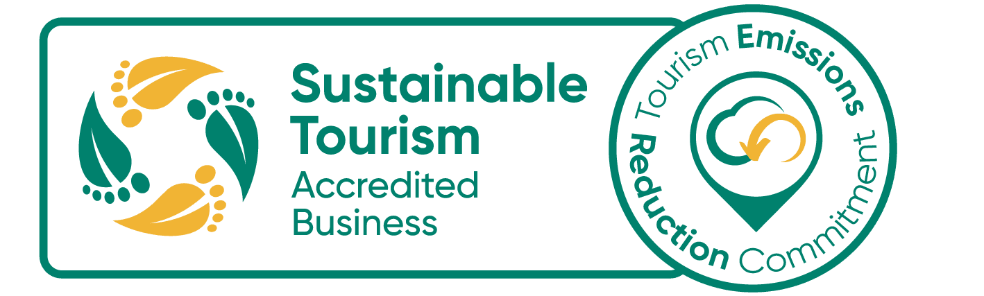 Sustainable Tourism Accredited Business and Tourism Emissions Reduction Commitment