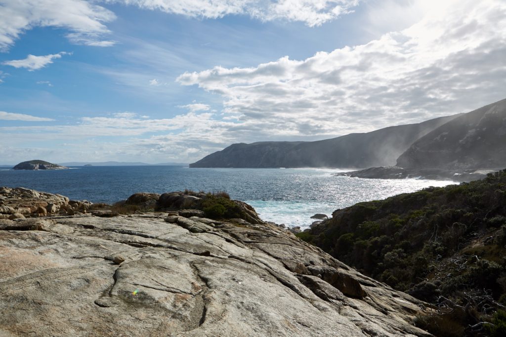 view to ocean from granite rise