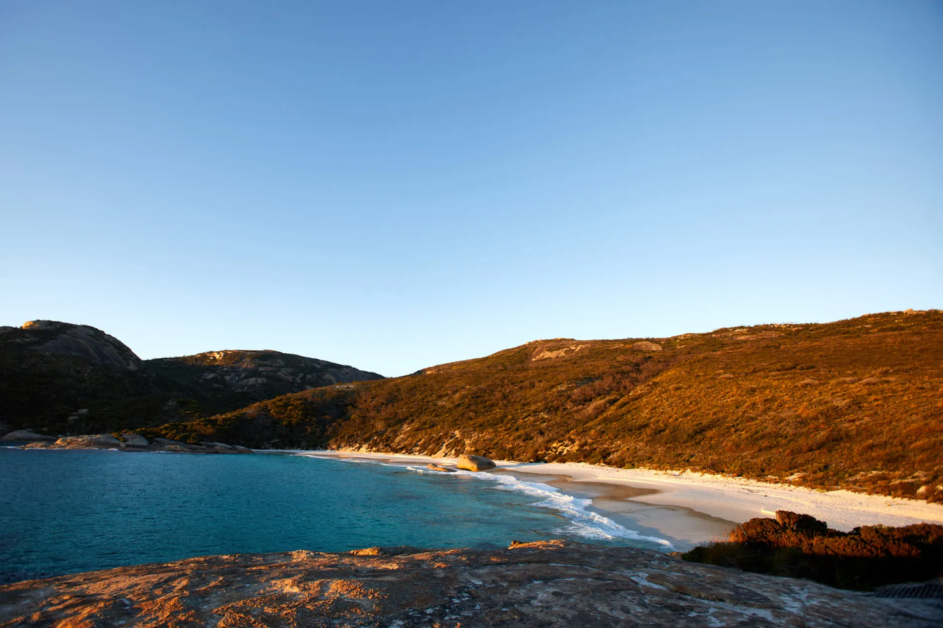 Morning little beach