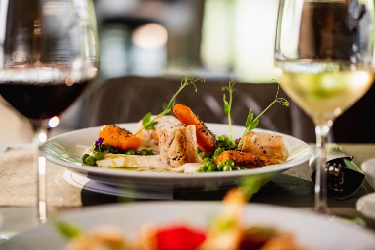 Fine dining wine pairing