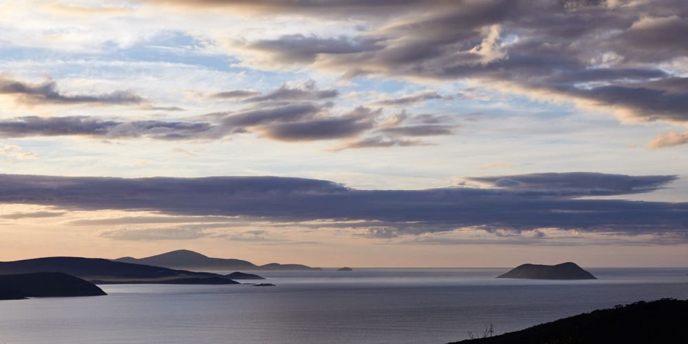albany tours western australia view across king george sound to michaelmus island