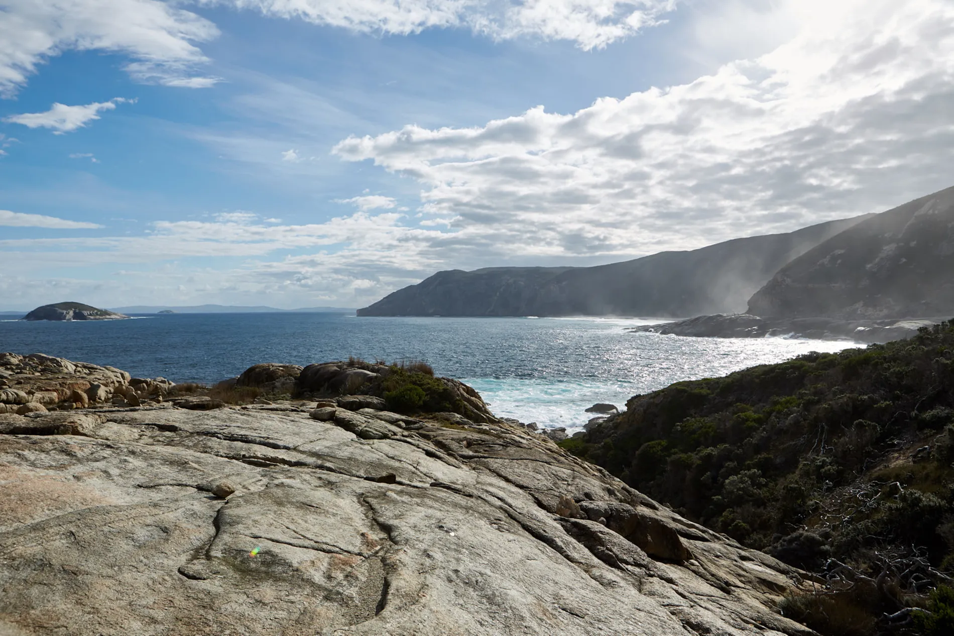 Torndirrup national park coastline